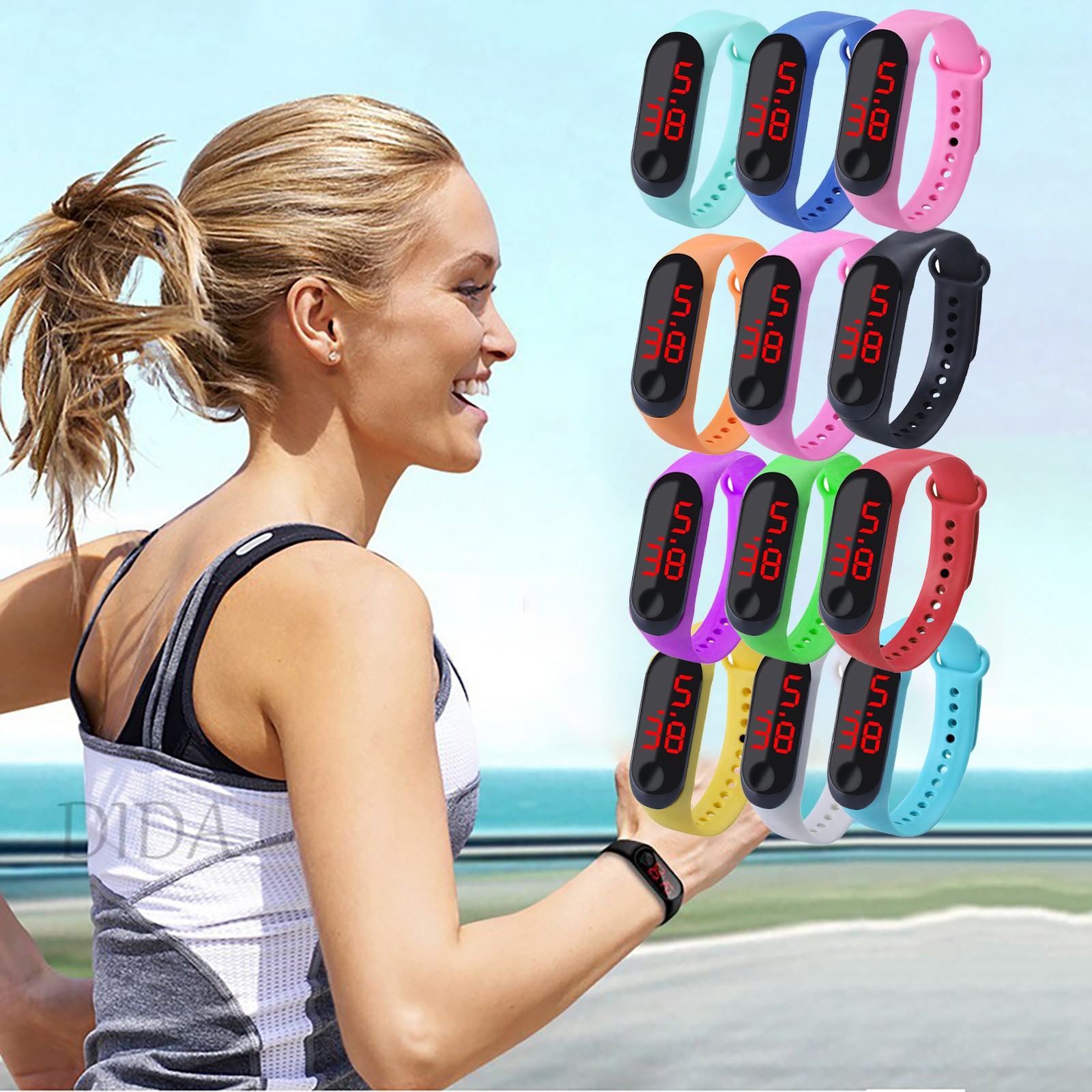 Smartwatch Watches Digital - Sports Outdoor Bracelet Electronic Watch Sports