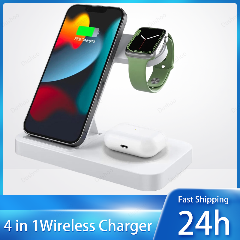 Travel 4 in 1 Wireless Charger - đánh giá và giá Iwatch Smartwatch