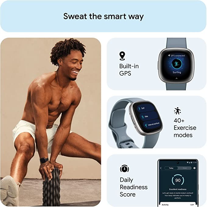 Fitbit Versa 4 Smart Watch Bui - đánh giá và giá Smartwatch Watches Digital