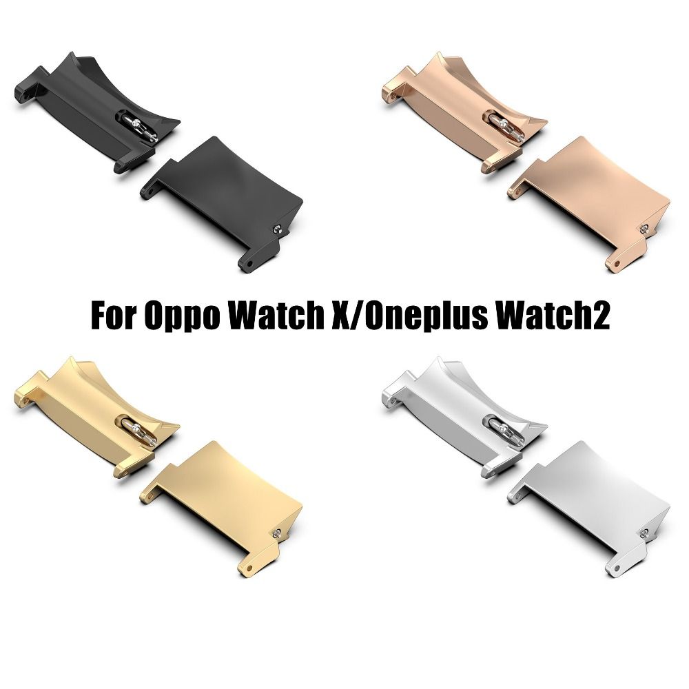 New 2Pcs Metal Strap Adapter W - đánh giá và giá Smartwatch Oppo Watch