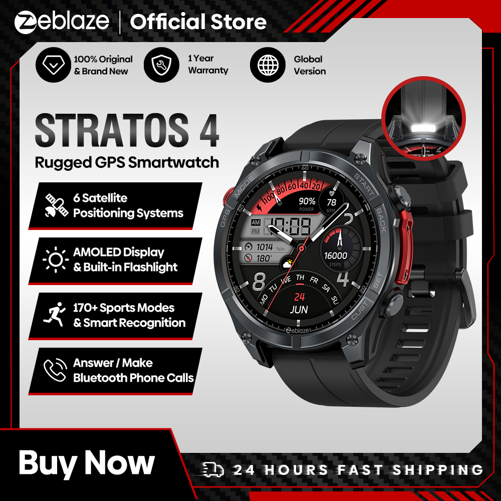 NEW Zeblaze Stratos 4 GPS Smar - đánh giá và giá Smartwatch New Watches 2025