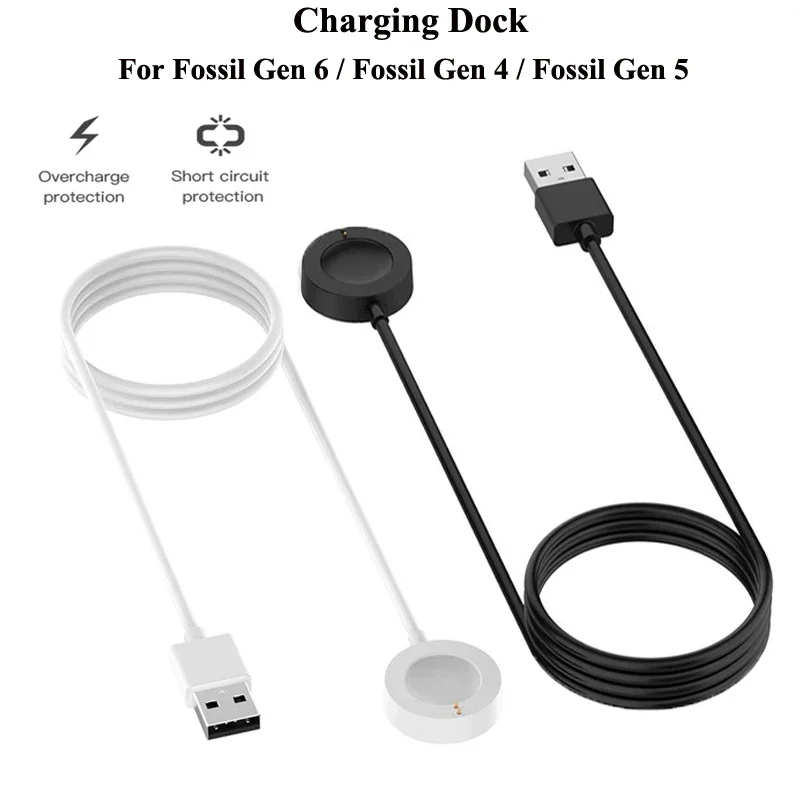 1M USB Magnetic Fast Charger D - đánh giá và giá Fossil Watches Smartwatch Gen 5