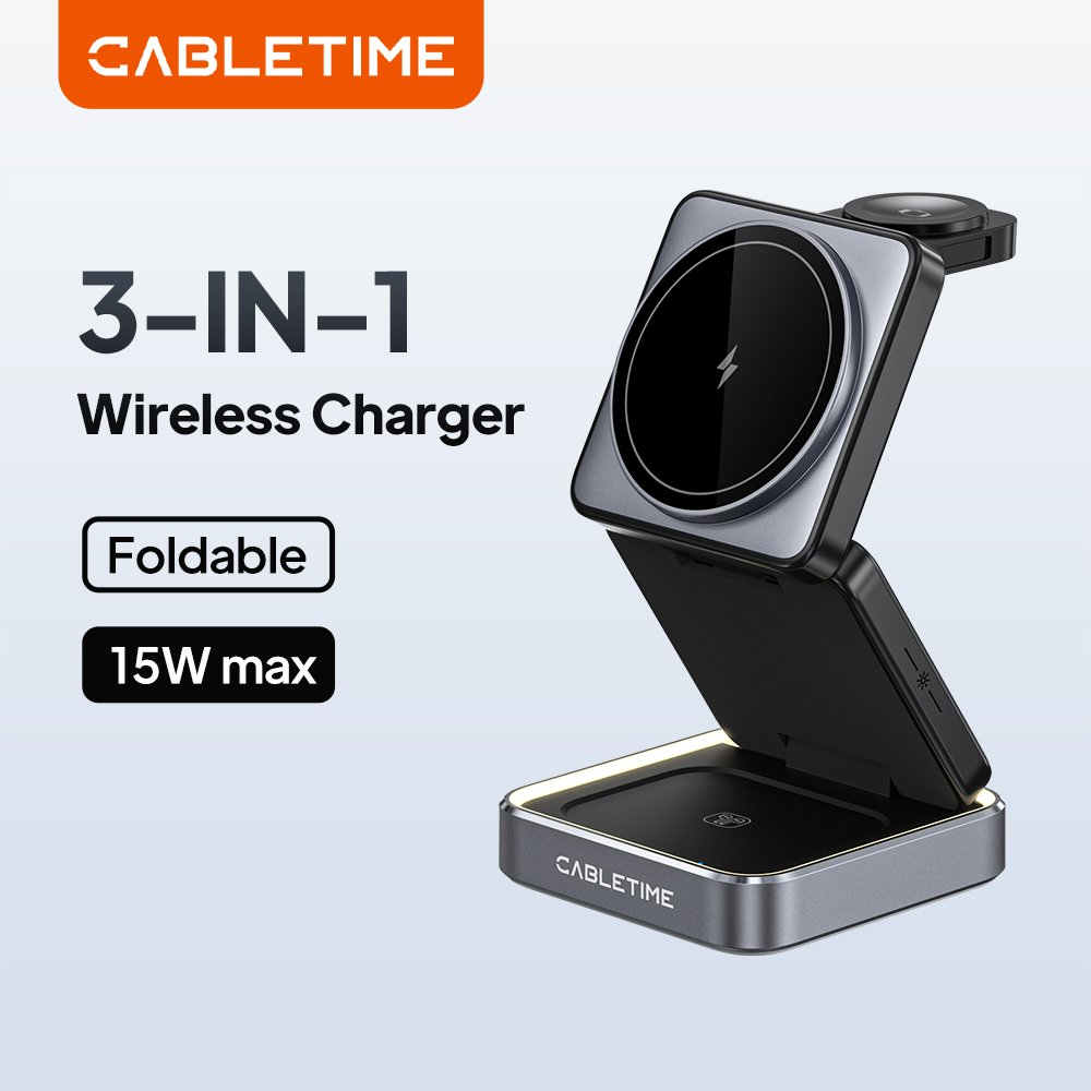 CABLETIME Foldable Magnetic 3  - đánh giá và giá Iwatch Smartwatch